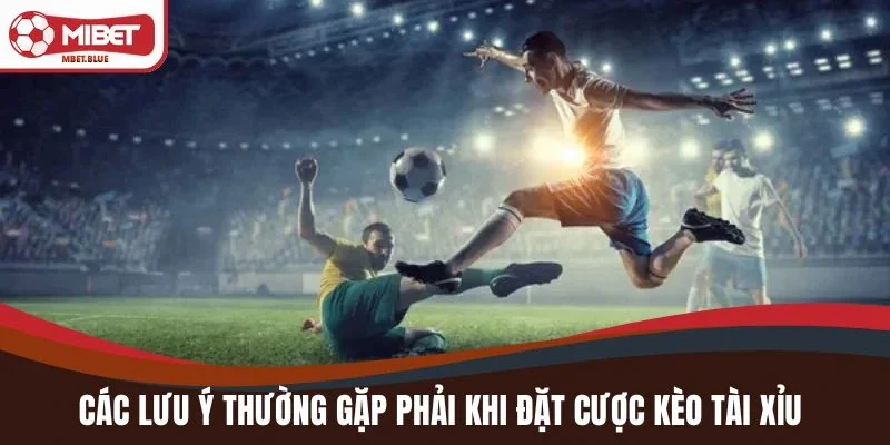 Các lưu ý thường gặp phải khi đặt cược kèo tài xỉu